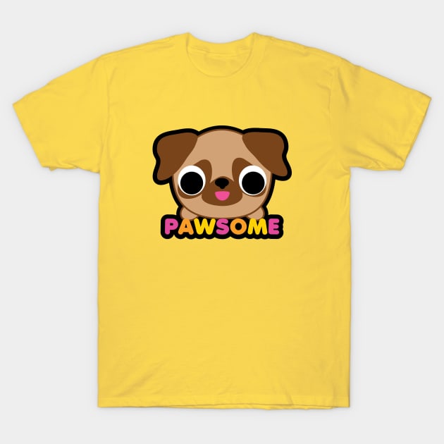 PAWSOME T-Shirt by BoredInc